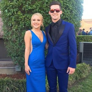 Blue Sherri Hill dress